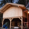 Umbau der Hütte beim Naturfreundeheim!